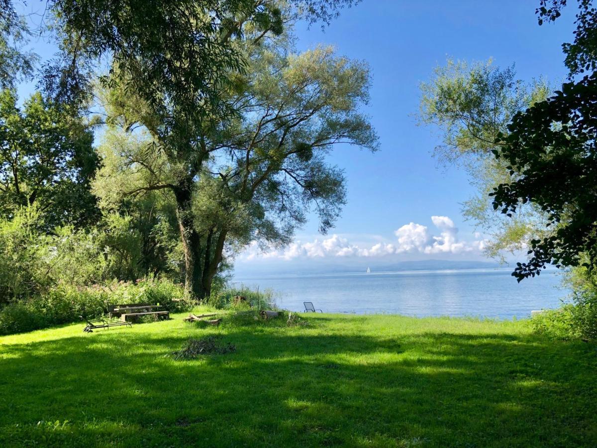 Ferien-Apartment Eisvogel Im Naturschutzgebiet Mit Privatstrand Фридрихсхафен Экстерьер фото
